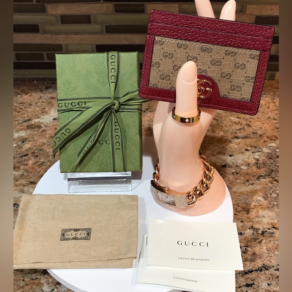 GUCCI GG x Doraemon Leather Card Holder πβ€οΈπ₯ - Picture 3 of 17